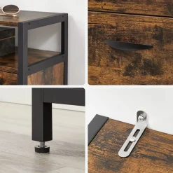 Discount SONGMICS Meuble à chaussures 3 cases