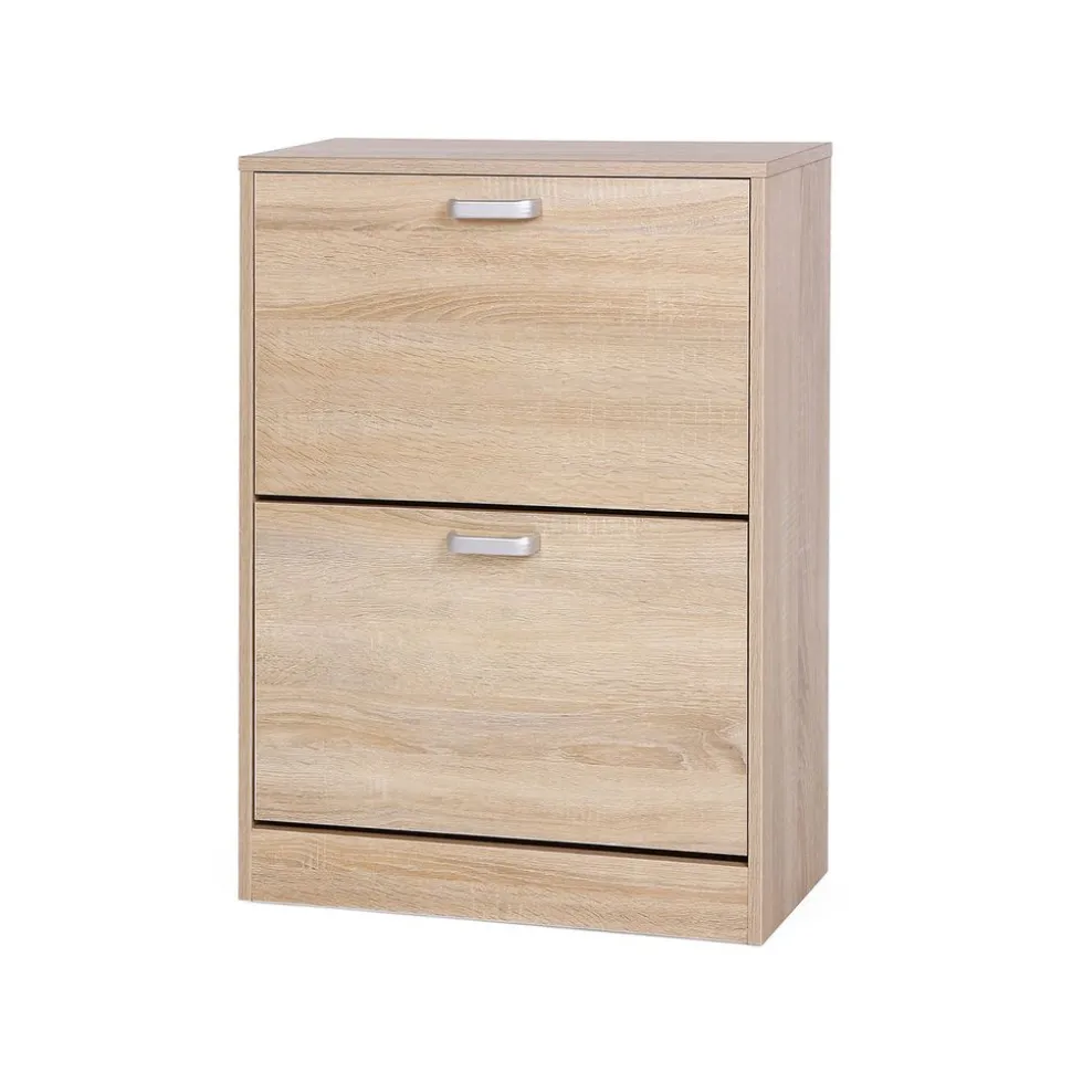 Cheap SONGMICS Meuble à chaussures 2 casiers