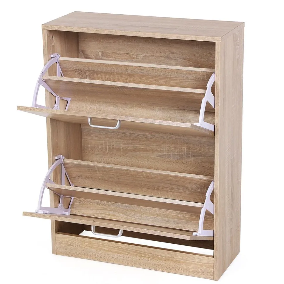 Cheap SONGMICS Meuble à chaussures 2 casiers