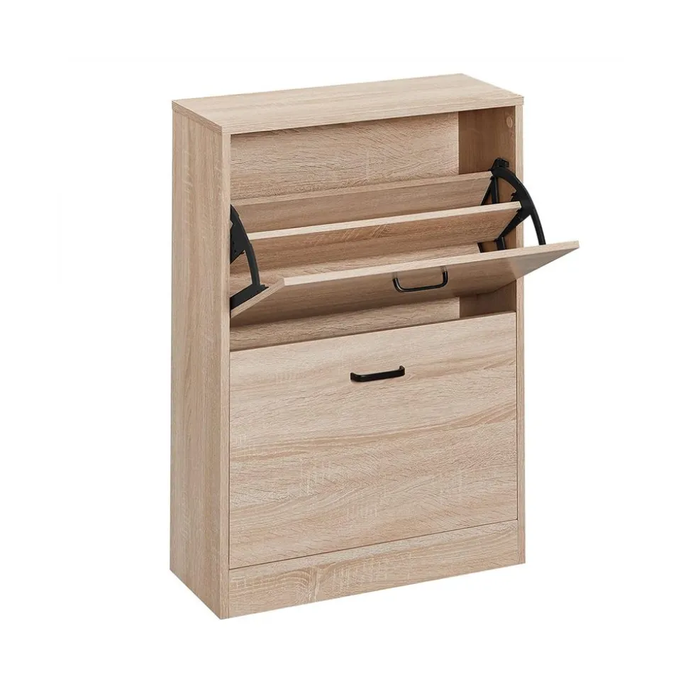 Cheap SONGMICS Meuble à chaussures 2 casiers