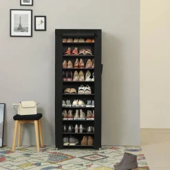 Fashion SONGMICS Meuble à chaussures 10 casiers