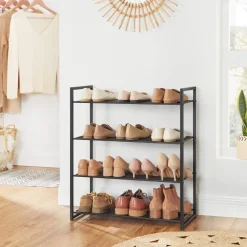 Flash Sale SONGMICS Meuble à chaussures 4 niveaux Blanc