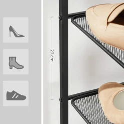 Flash Sale SONGMICS Meuble à chaussures 4 niveaux Blanc