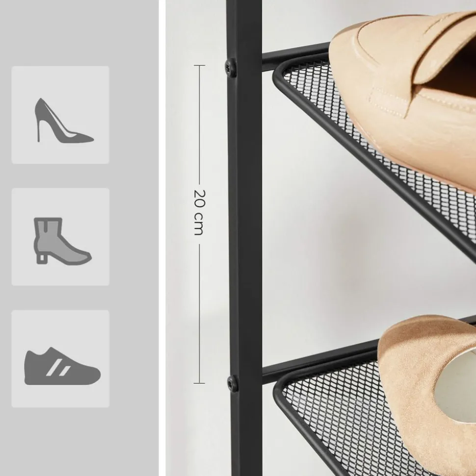 Flash Sale SONGMICS Meuble à chaussures 4 niveaux Blanc