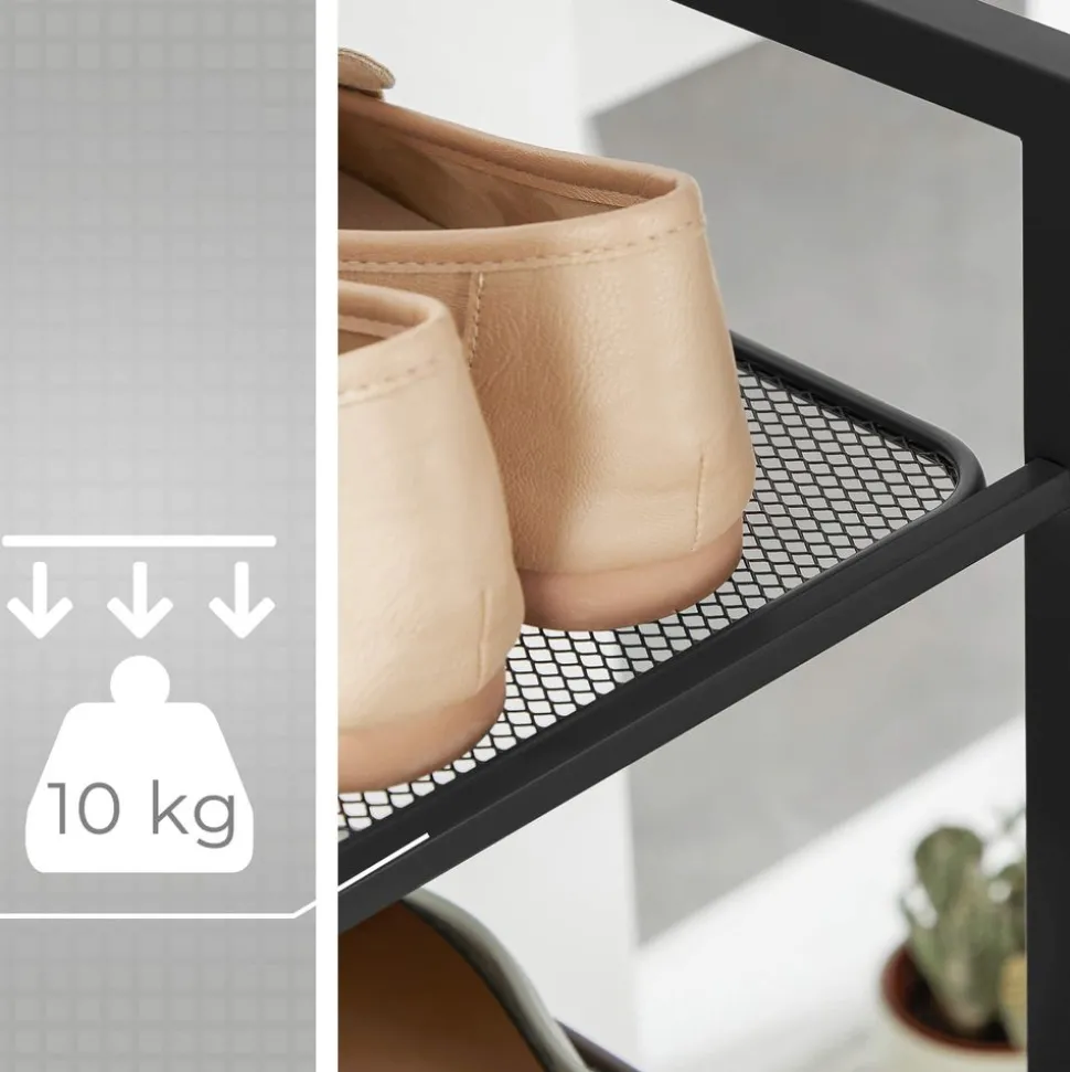 Flash Sale SONGMICS Meuble à chaussures 4 niveaux Blanc