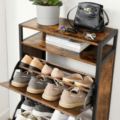 Cheap SONGMICS Meuble à chaussures abattants