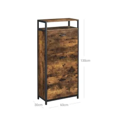 Cheap SONGMICS Meuble à chaussures abattants