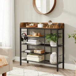 Discount SONGMICS Meuble à chaussures industriel Blanc