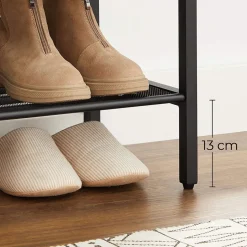 Discount SONGMICS Meuble à chaussures industriel Blanc