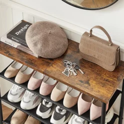 Best Sale SONGMICS Meuble à chaussures tissu Blanc