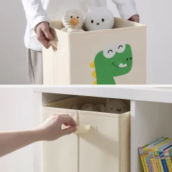 New SONGMICS Meuble à jouets 4 niveaux Rose