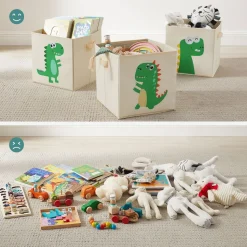 New SONGMICS Meuble à jouets 4 niveaux Rose