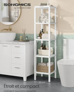 Shop SONGMICS Meuble à jouets Blanc