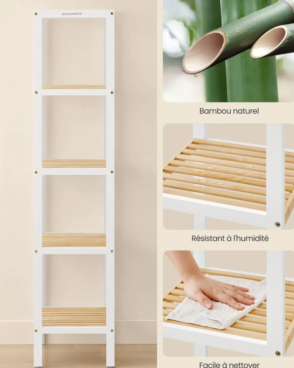 Shop SONGMICS Meuble à jouets Blanc