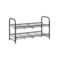 Sale SONGMICS Meuble chaussures 2 niveaux Noir