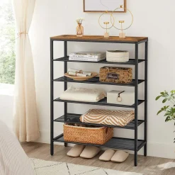 Best Sale SONGMICS Meuble chaussures industriel Blanc