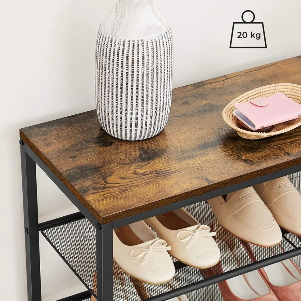 Best Sale SONGMICS Meuble chaussures industriel Blanc