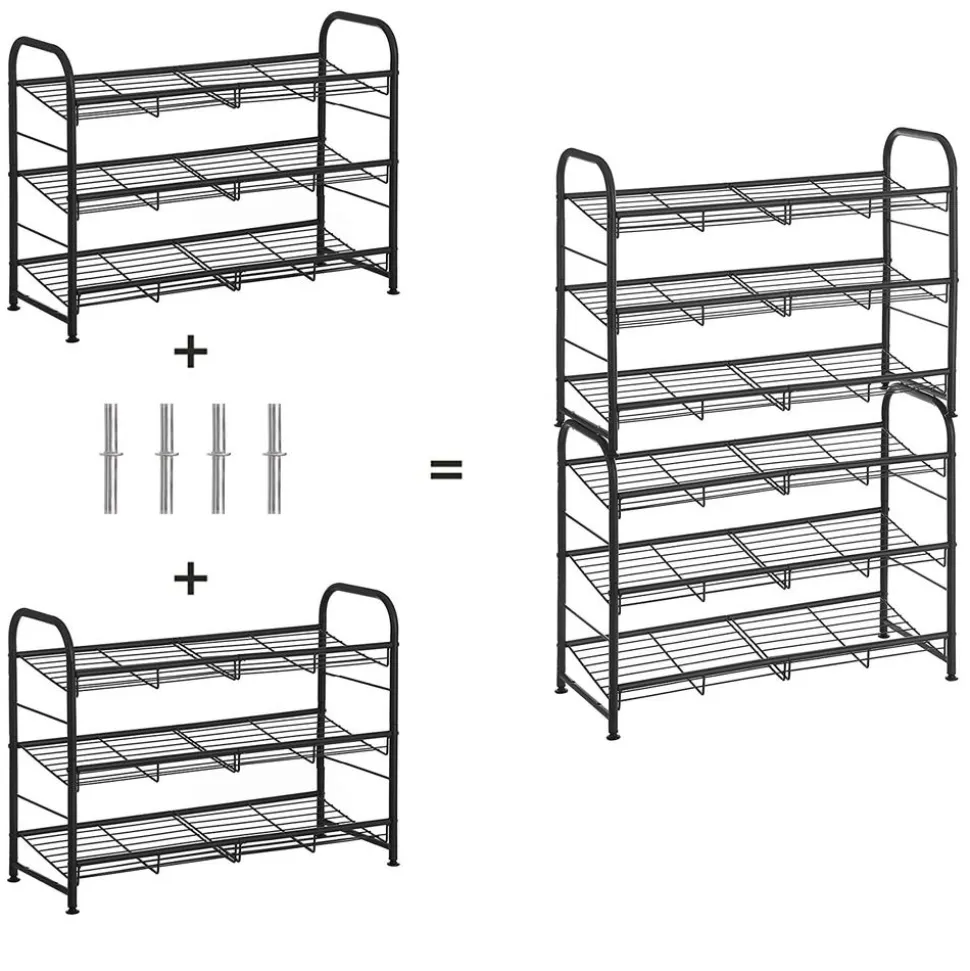 Online SONGMICS Meuble chaussures Noir