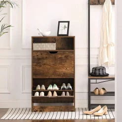 Discount SONGMICS Meuble chaussures rustique