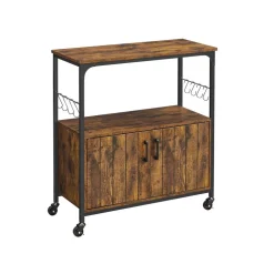 Discount SONGMICS Meuble crochets industriel Noir