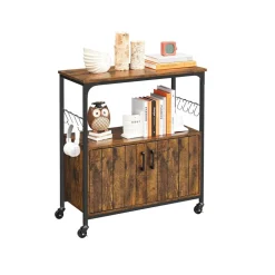 Discount SONGMICS Meuble crochets industriel Noir