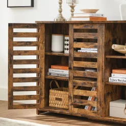 Best SONGMICS Meuble de rangement Marron Rustique