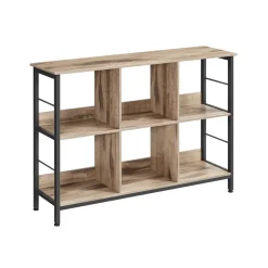 Online SONGMICS Meuble de rangement 2 niveaux 6 cubes marron camel