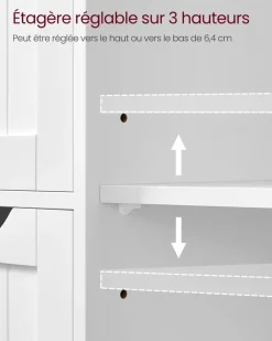 Online SONGMICS Meuble de Rangement 3 Niveaux