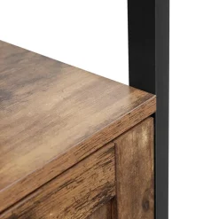 Cheap SONGMICS Meuble de rangement industriel Marron Rustique