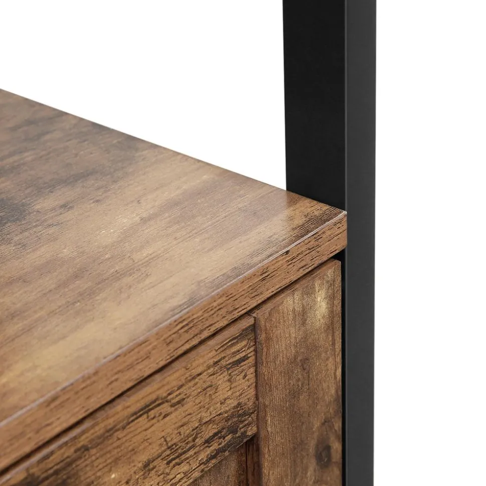 Cheap SONGMICS Meuble de rangement industriel Marron Rustique