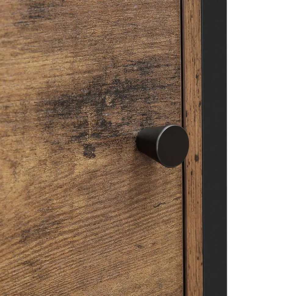 Cheap SONGMICS Meuble de rangement industriel Marron Rustique