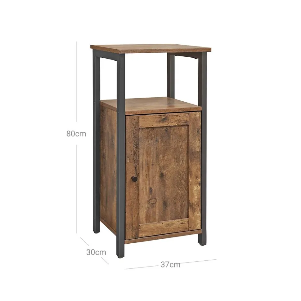 Cheap SONGMICS Meuble de rangement industriel Marron Rustique