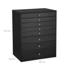 Sale SONGMICS Meuble de rangement rustique Blanc