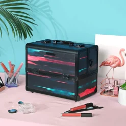 Sale SONGMICS Meuble de salle de bain 3 portes miroir blanc nuage