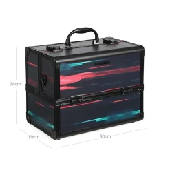 Sale SONGMICS Meuble de salle de bain 3 portes miroir blanc nuage