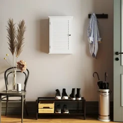 Best SONGMICS Meuble de salle de bain 40 x 40 x 170 cm Blanc Nuage