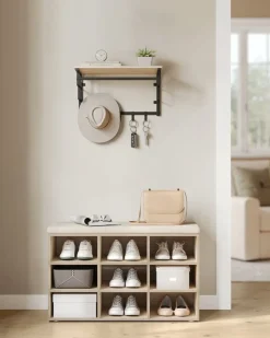 Shop SONGMICS Meuble d’Entrée avec Siège