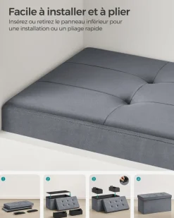 Flash Sale SONGMICS Meuble d'entrée miroir rustique