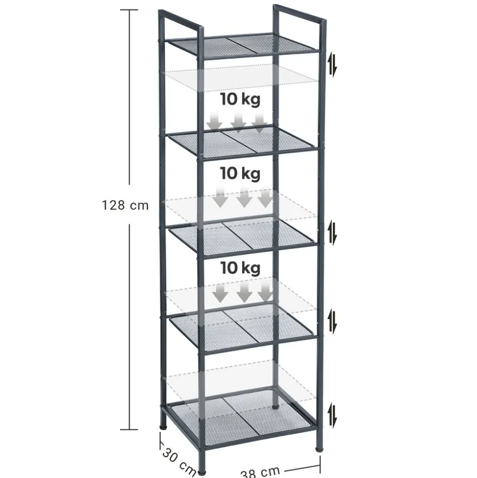 Discount SONGMICS Meuble enfant ardoise Noir Orange Et Jaune