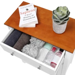 Cheap SONGMICS Meuble entrée verre noir