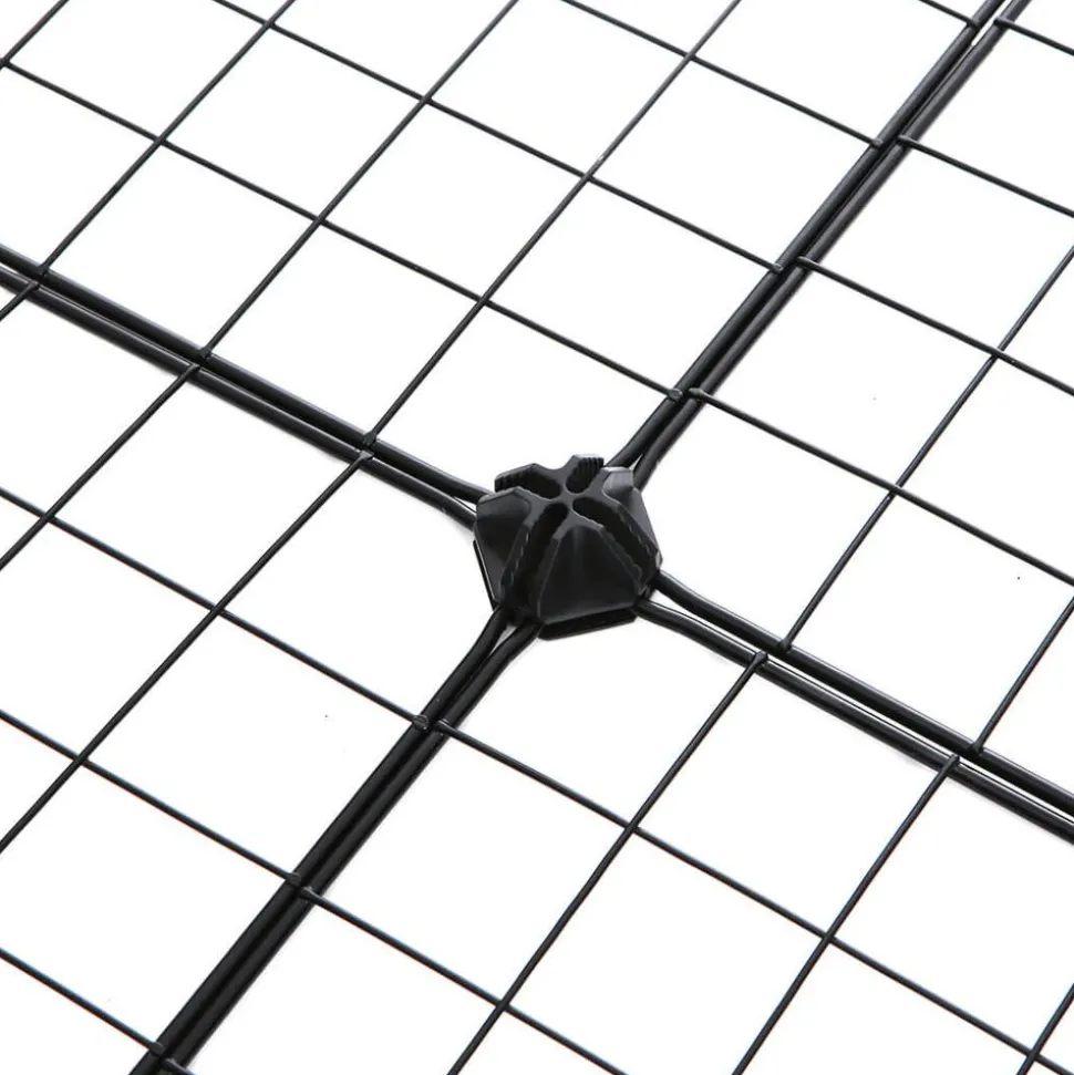 Fashion SONGMICS Meuble grille 9 casiers noir