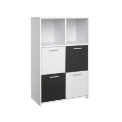 Cheap SONGMICS Meuble jouets livres multicolore Blanc