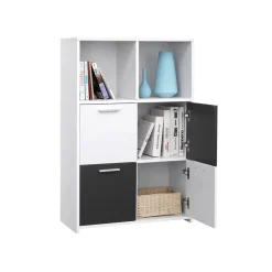 Cheap SONGMICS Meuble jouets livres multicolore Blanc