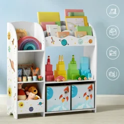 Online SONGMICS Meuble lavabo claire-voie Blanc