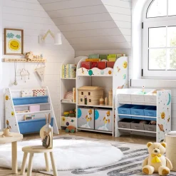 Online SONGMICS Meuble lavabo claire-voie Blanc