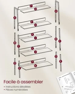 Best SONGMICS Meuble lavabo effet marbre Blanc