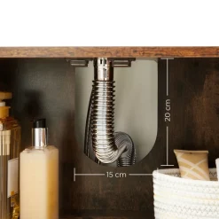 Shop SONGMICS Meuble lavabo ligne Blanc