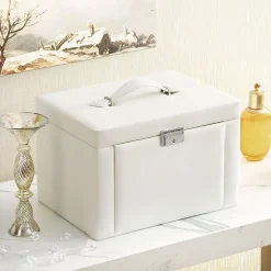 Best Sale SONGMICS Meuble lavabo quadrillage Blanc
