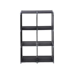 Cheap SONGMICS Meuble modulable 6 casiers noir