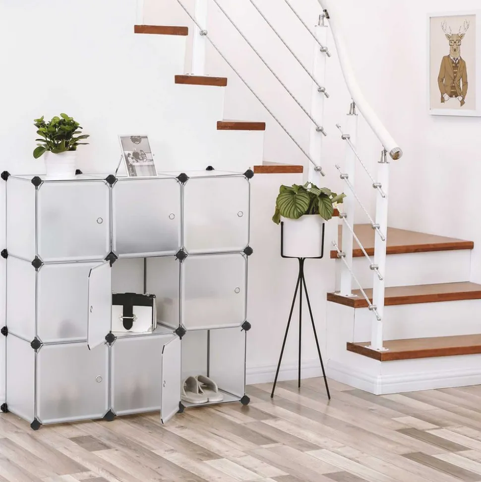 Flash Sale SONGMICS Meuble modulable 9 cubes